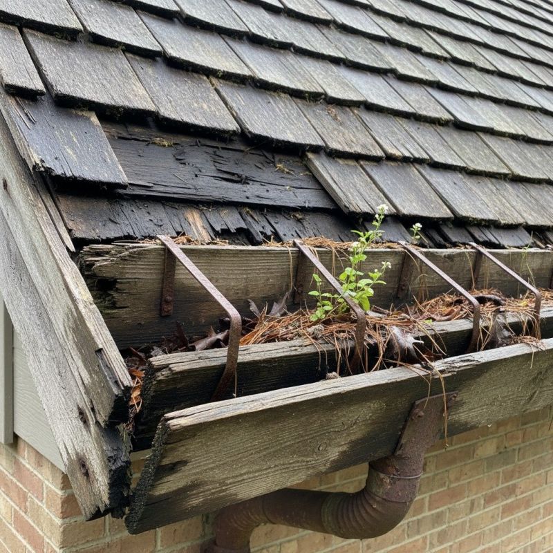 Wooden Gutter Repair